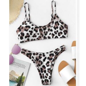 Cheetah bikini set